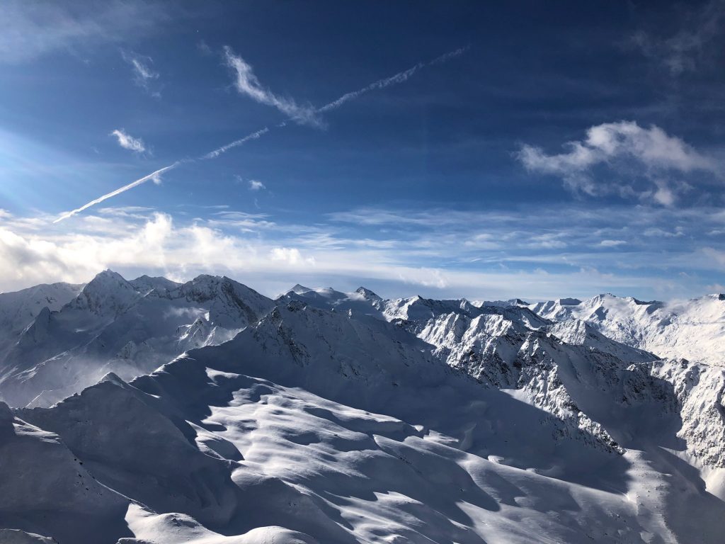Austrian Alps Mountain View