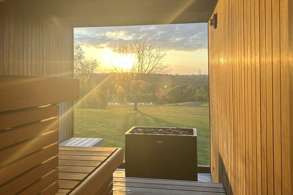 Sunset sauna
